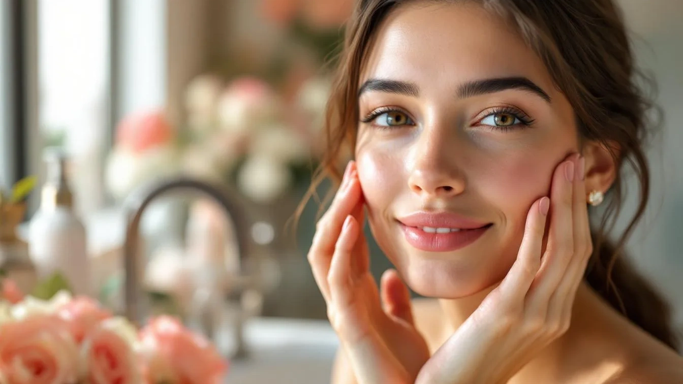 Acqua di rose sul viso: il trucco per fissare il trucco tutta la notte