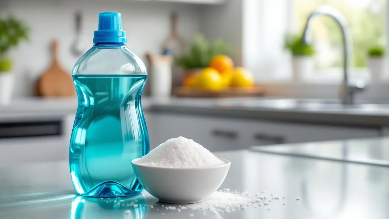 Ho aggiunto sale nel detersivo per piatti, questo trucco ha risolto il mio incubo in cucina