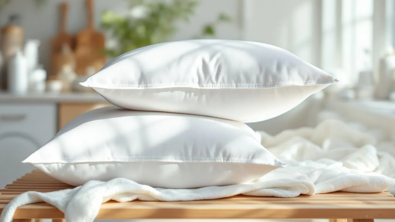 Ho lavato i cuscini con questo metodo, sono tornati bianchi come il primo giorno