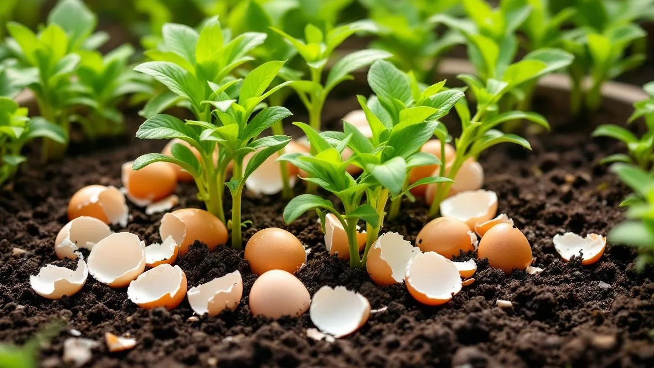 Ho messo gusci d’uovo intorno alle piante per 3 mesi, le lumache sono sparite