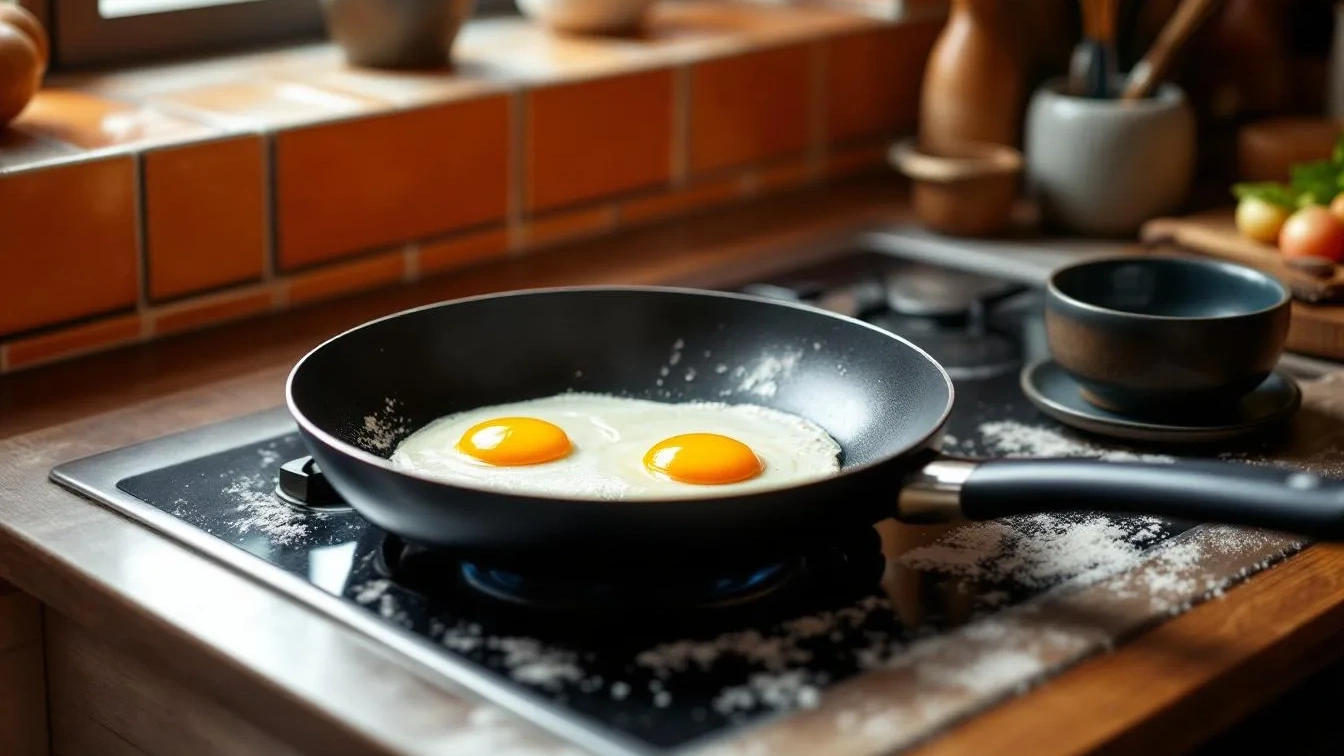 Ho provato questo trucco con la farina per 7 giorni, le uova non si attaccano mai più