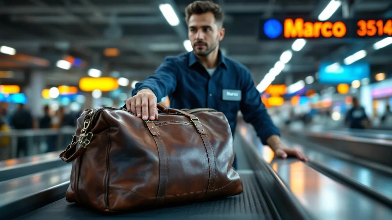 Il trucco del dipendente aeroportuale per far uscire la tua valigia per prima