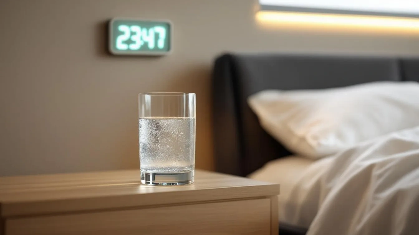 Né buono né cattivo, bere acqua prima di dormire dipende da quando e come