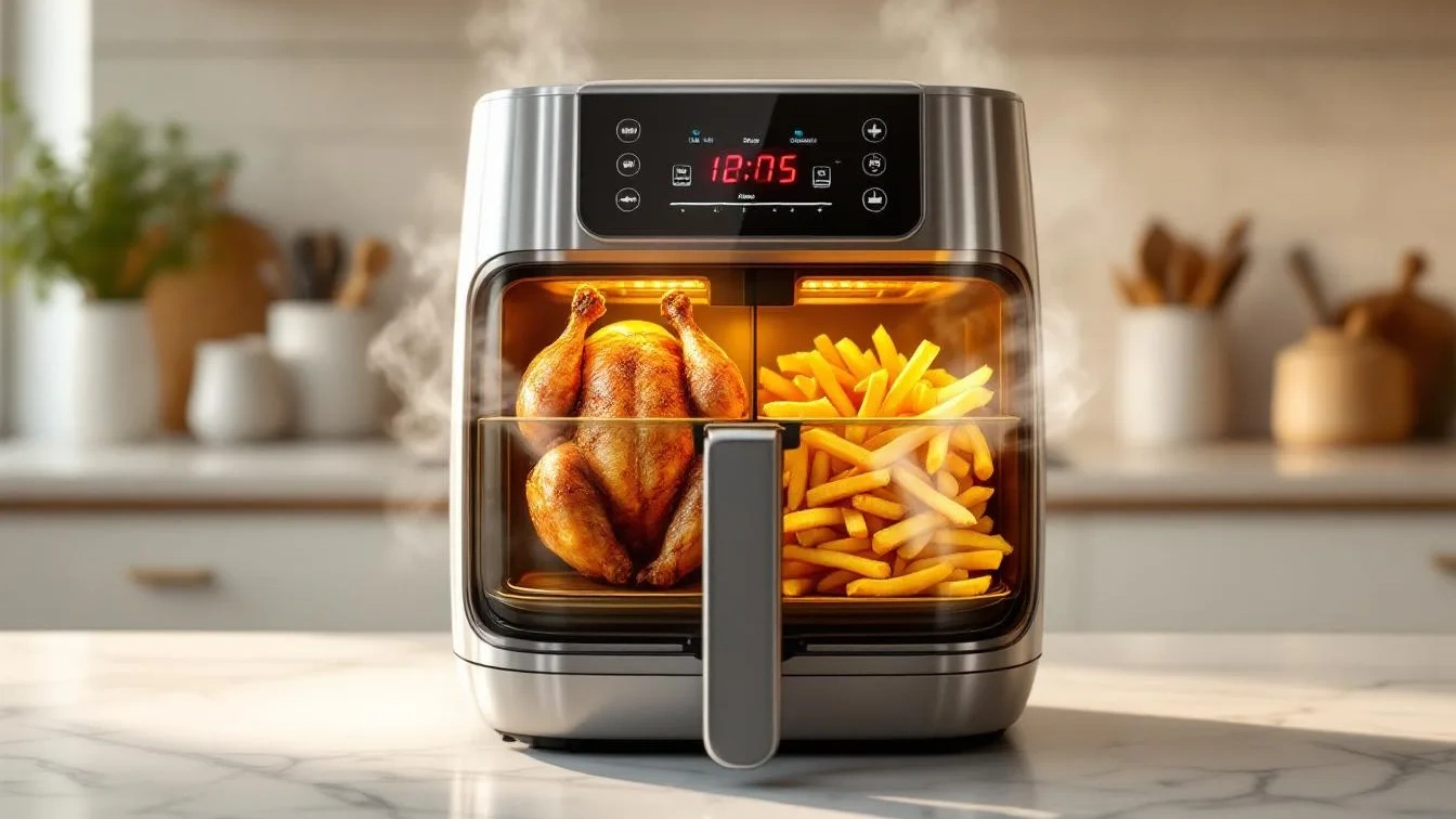 Né pollo né patatine, questa friggitrice cucina tutto insieme perfettamente