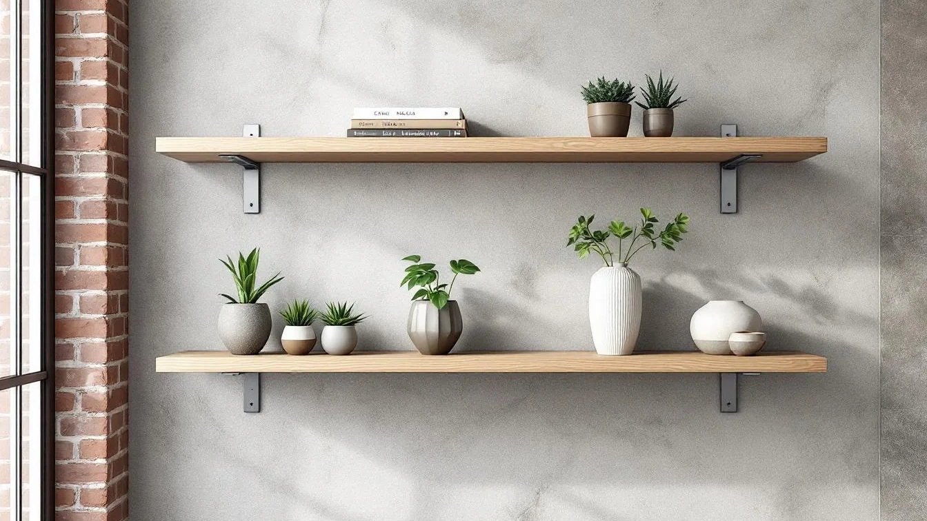 Né trapano né chiodi, questo sistema tedesco appende mensole su qualsiasi muro