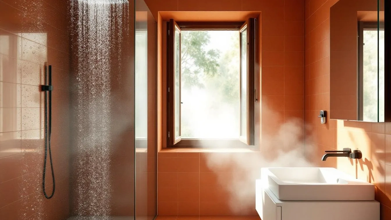 Perché aprire le finestre dopo la doccia è più efficace della ventola