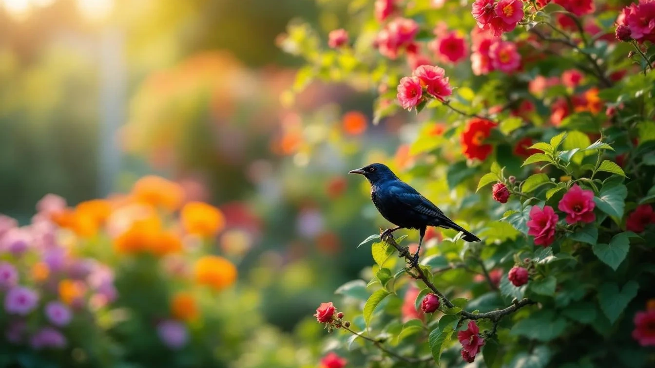 Perché i merli preferiscono il tuo giardino a quello dei vicini