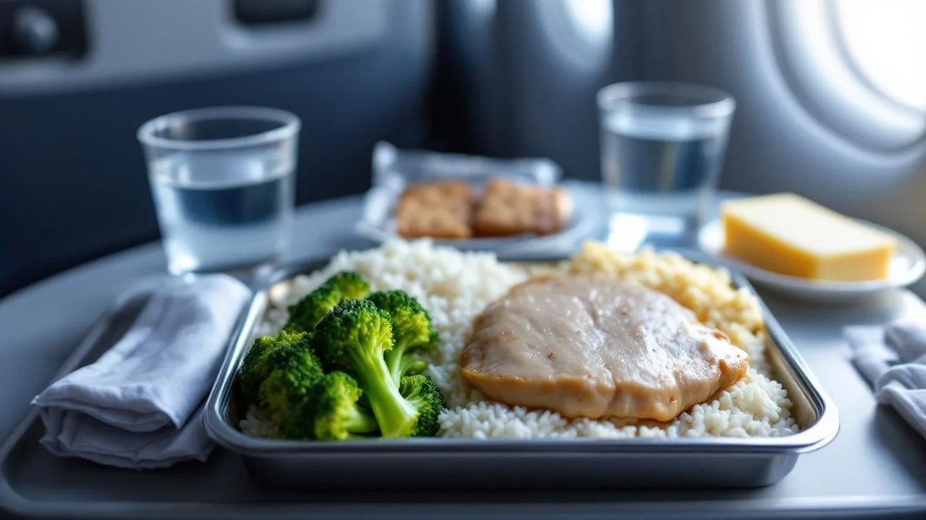 Perché le compagnie aeree servono sempre lo stesso cibo insapore