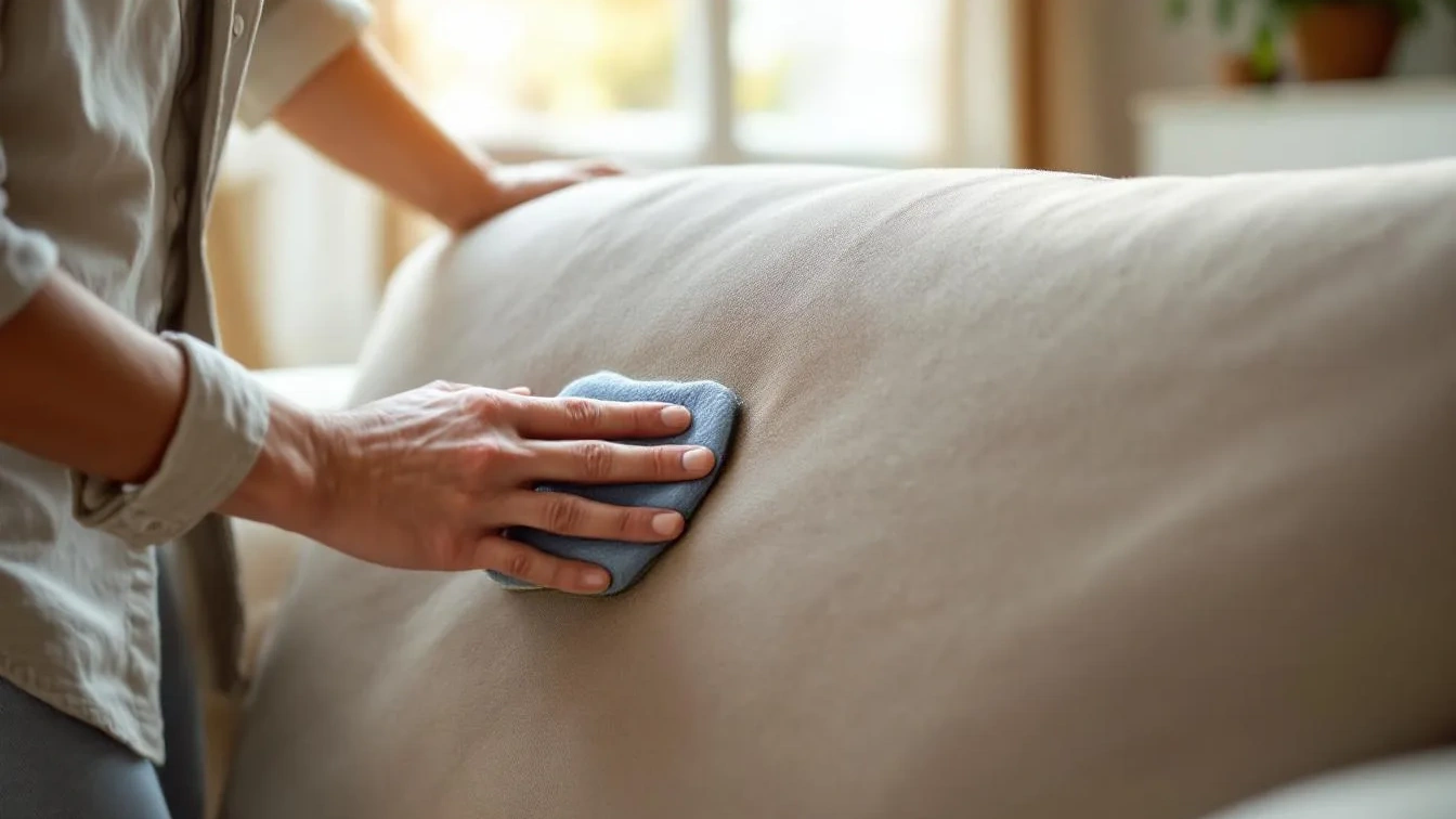 Perché le macchie sul divano in tessuto spariscono con questo metodo delicato