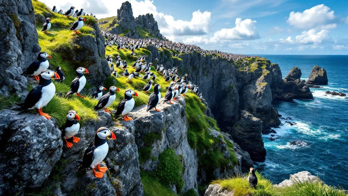 Perché questo lavoro su un’isola scozzese ti paga per vivere con le pulcinelle di mare