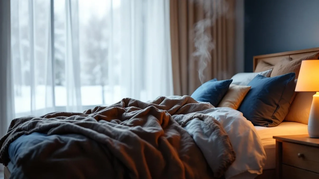 Perché questo piccolo cambiamento in camera migliora il sonno nelle notti invernali