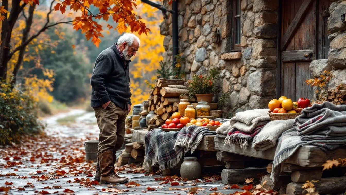 Un nonno rivela cosa faceva la gente prima di ogni inverno